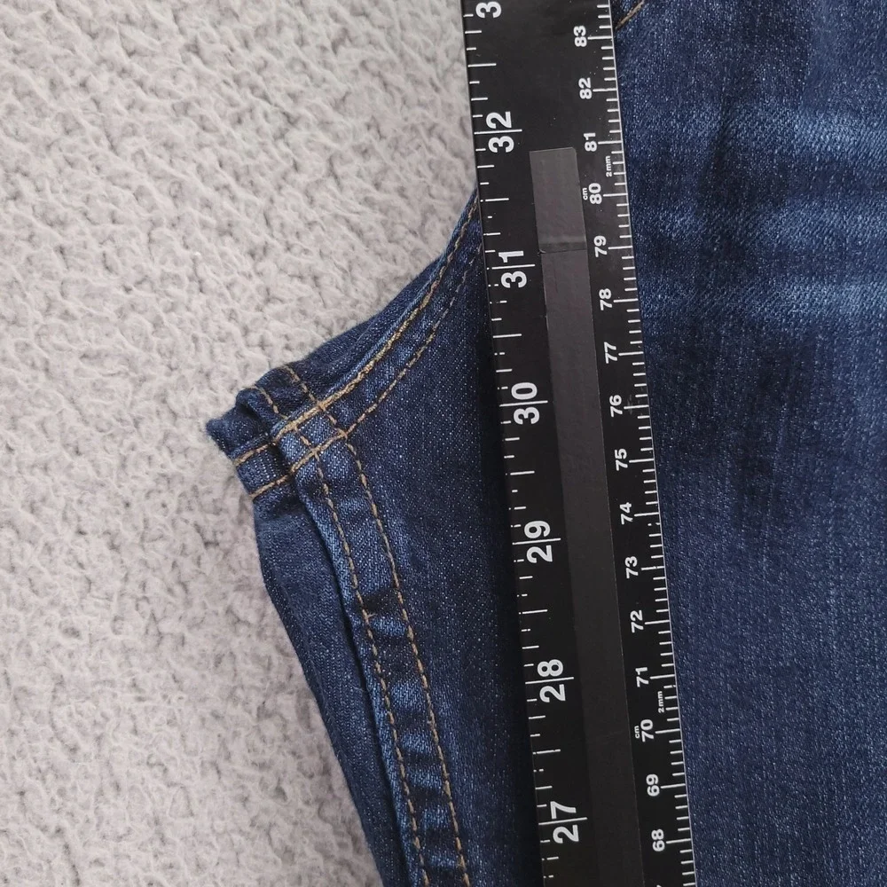 LEVIS 514 Jeans Mens Size 40x30 Straight Fit Dark Wash Low Stretch Denim